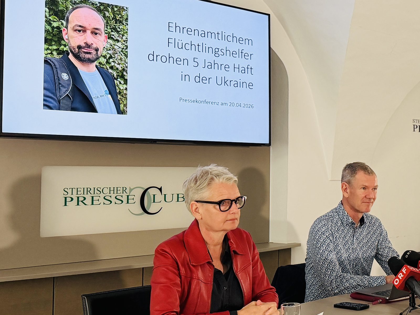Pressekonferenz im Steirischen Presseclub zum Fall Daniel Kollnig, 20.04.2026